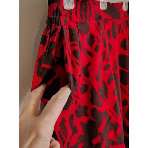 Every Relax Pull On Pants Size L Wide Legs Pockets High Rise Linen/Rayon... - Picture 3 of 12